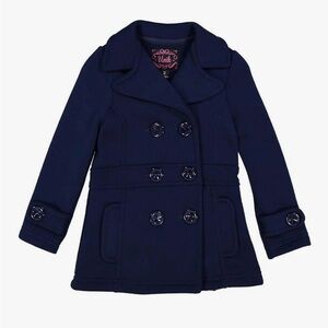 Navy Blue Kids Peacoat